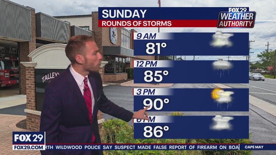 Weather Authority: 11 p.m. Saturday forecast
