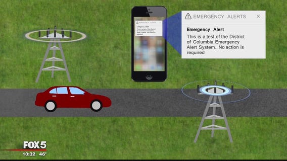 National Wireless Emergency Alerts System test scheduled for DC area on Thursday morning
