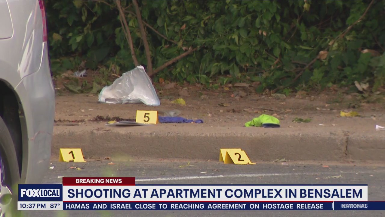 Bensalem police investigate shooting at apartment complex parking lot