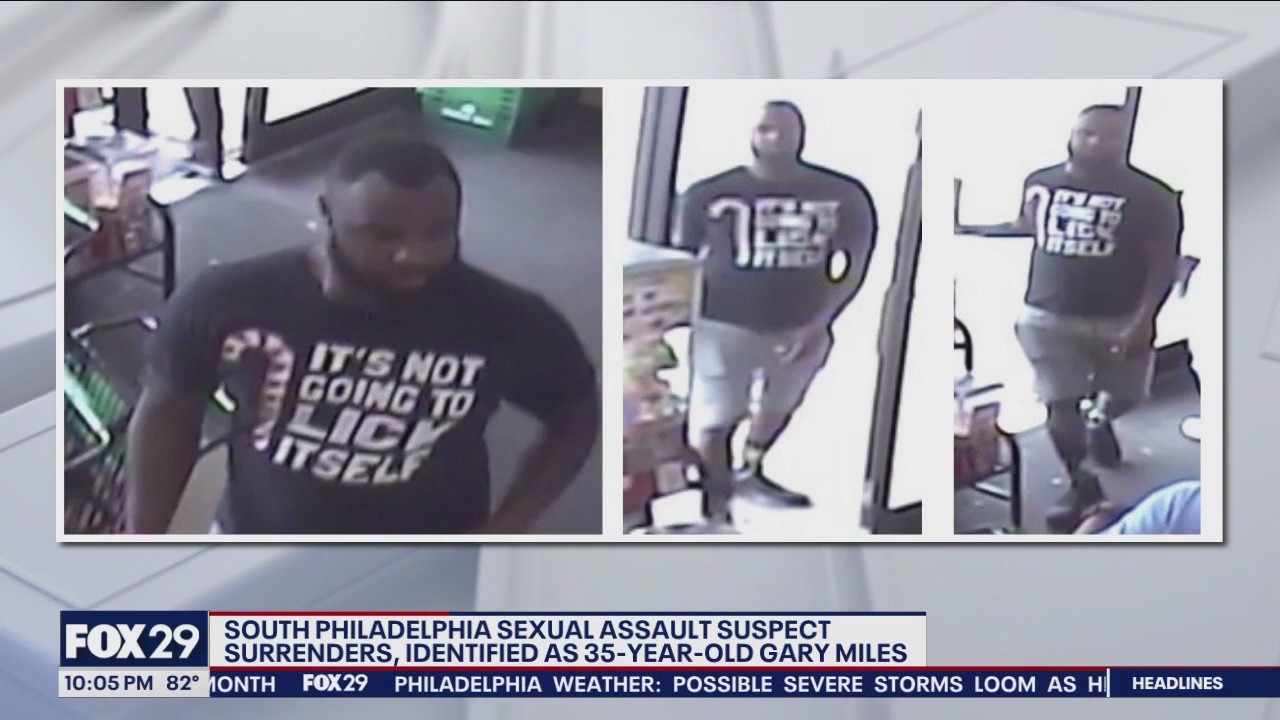 Gary Miles surrenders to police in connection with assault of woman at  Dollar Tree in South Philly