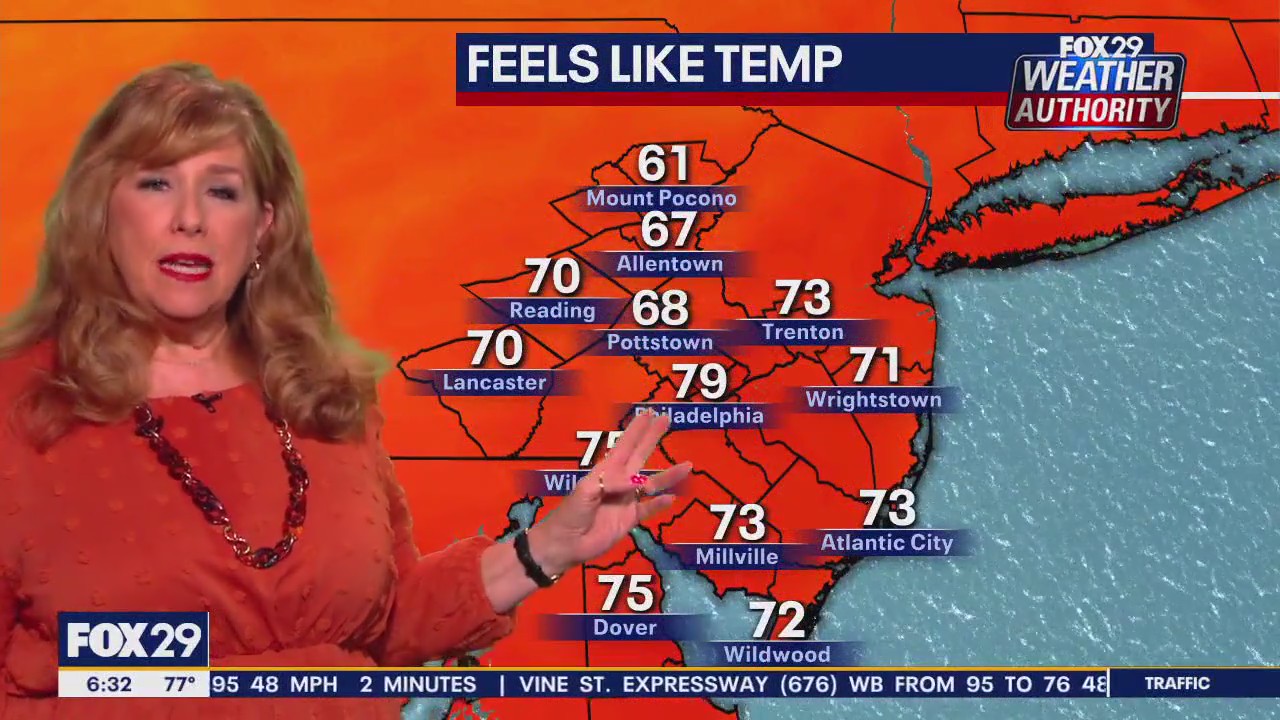 Weather Authority: Monday morning forecast