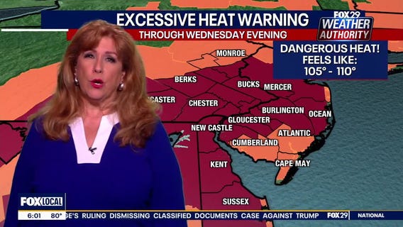 Philadelphia heat wave expected to reach 100 degrees