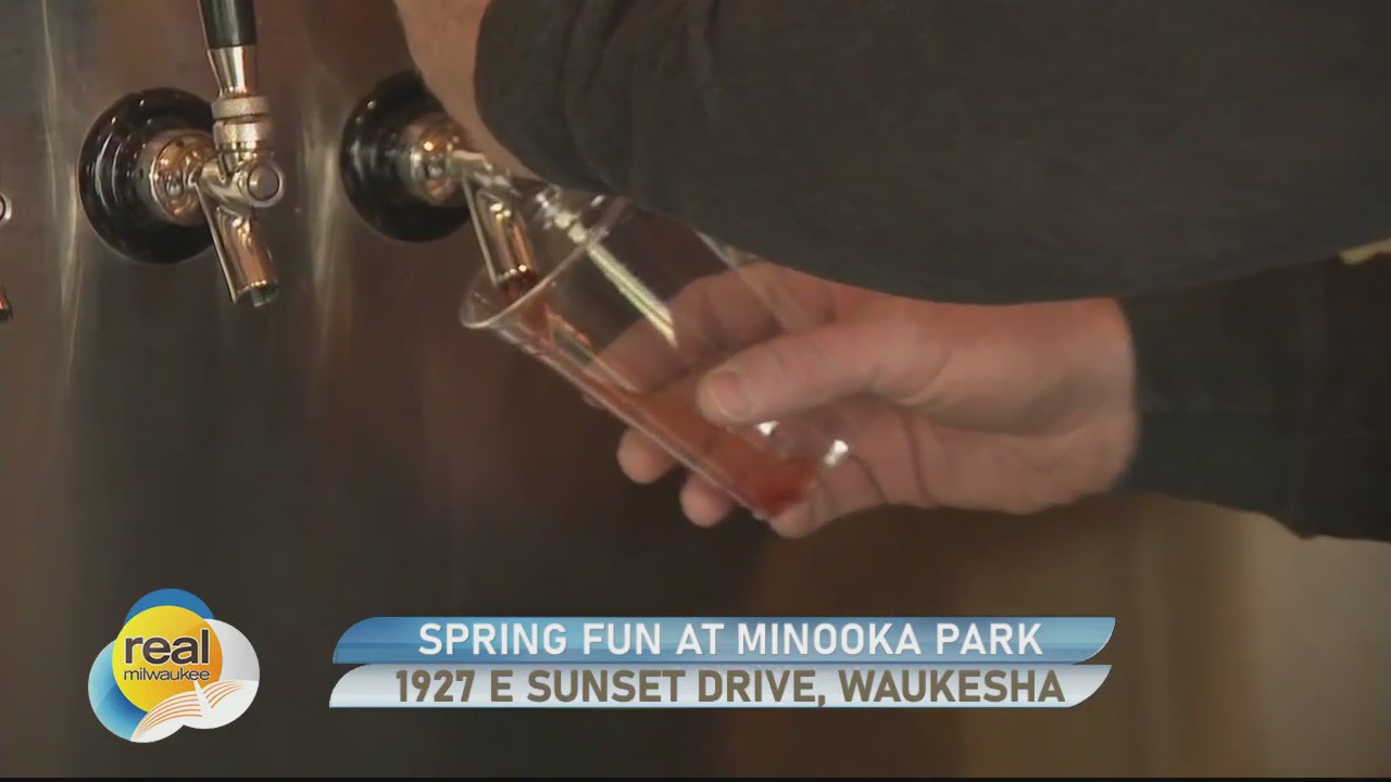 New beer garden at Minooka Park