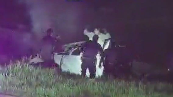 Franklin police chase, Oak Creek crash