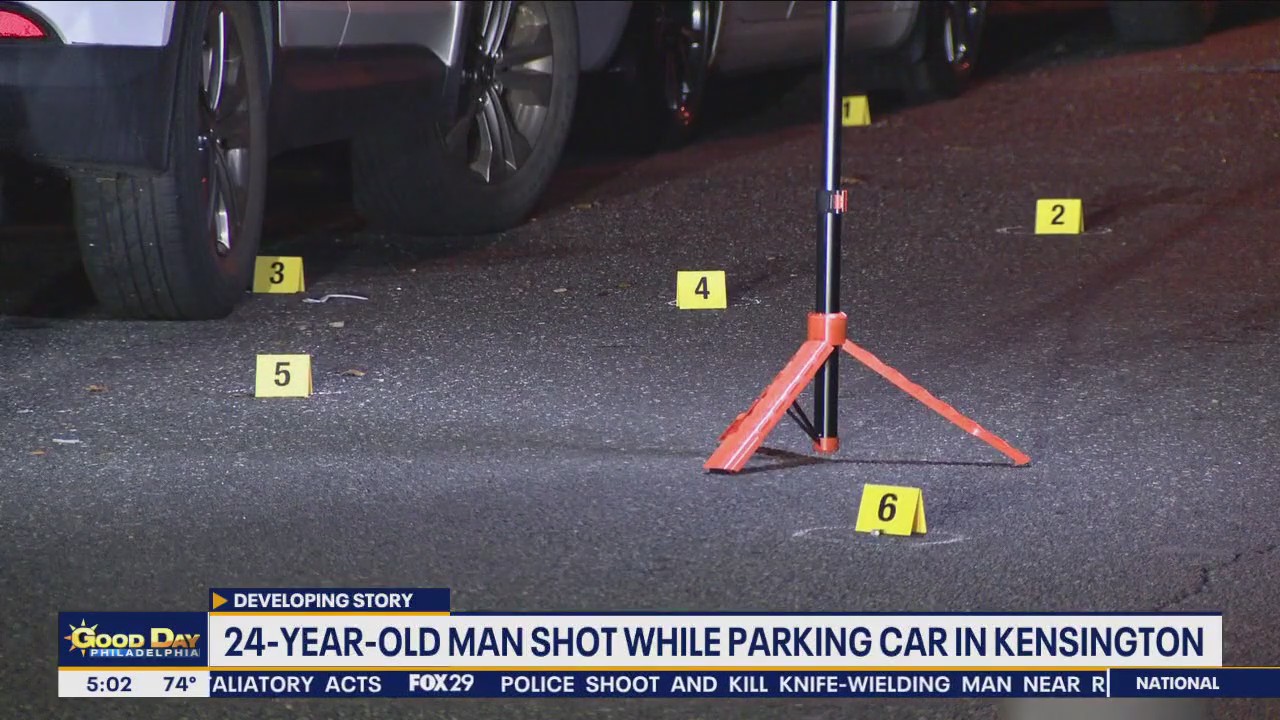 Man shot while parking car in Kensington | FOX 29 Philadelphia