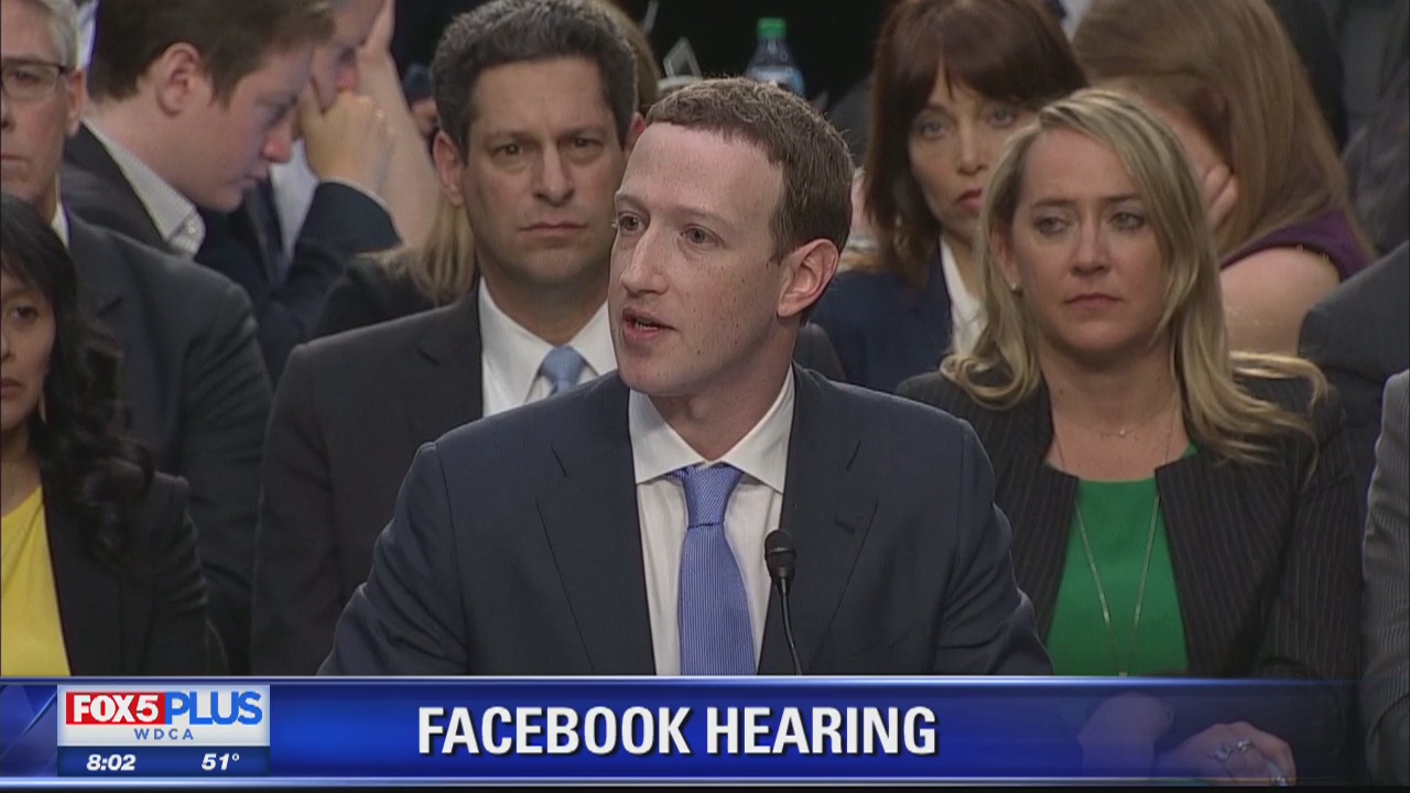 Facebook CEO Mark Zuckerberg testifies on Capitol Hill