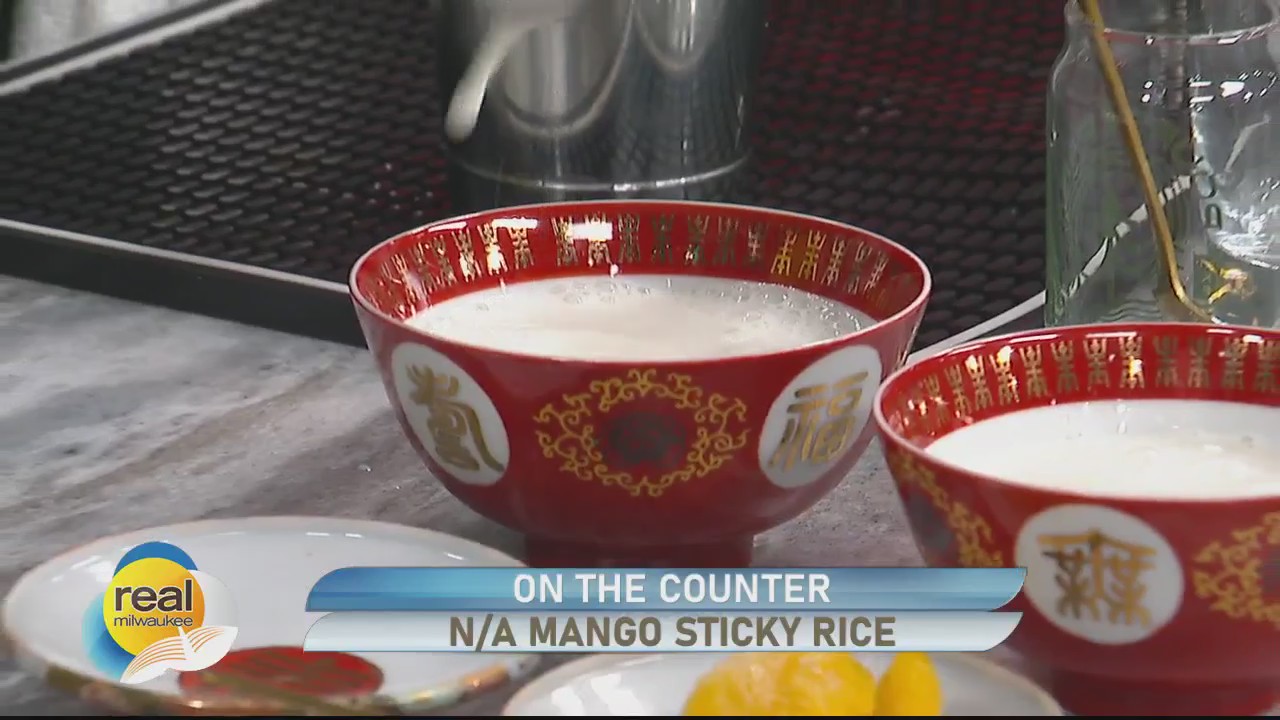 On the counter; N/A Mango Sticky Rice
