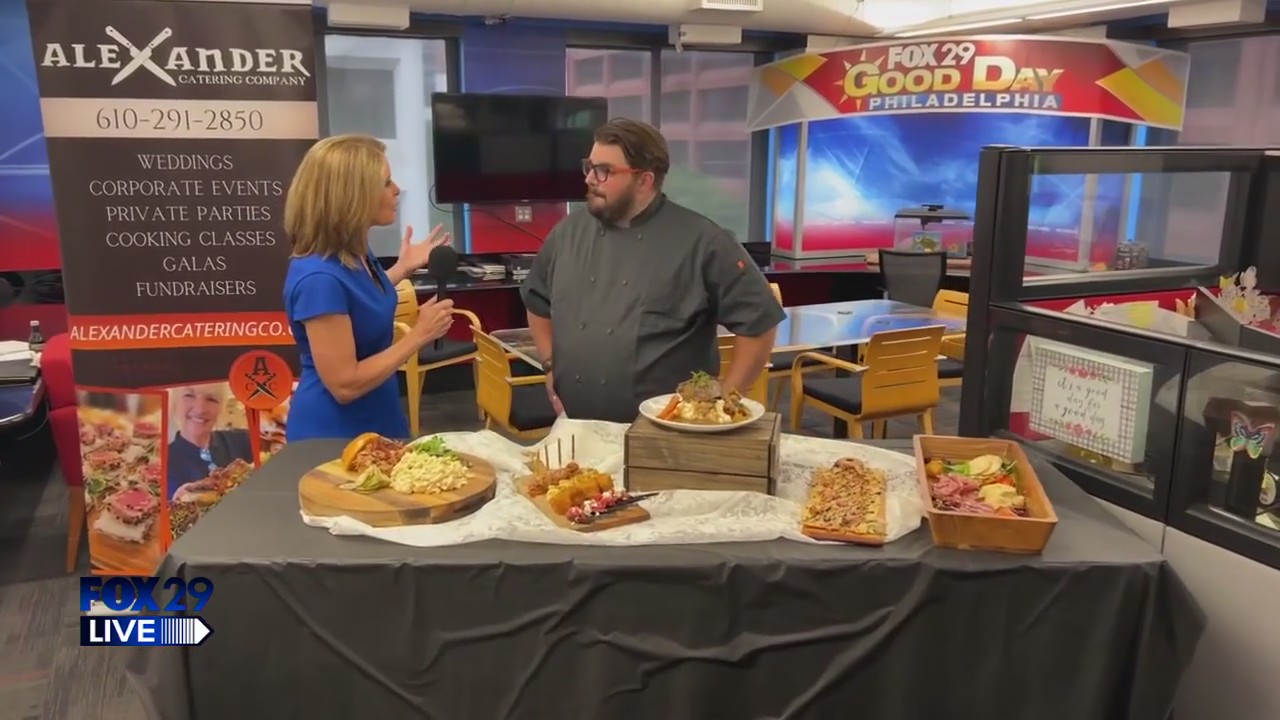 FOX 29 LIVE: What's For Dinner? - Alexander Catering Company
