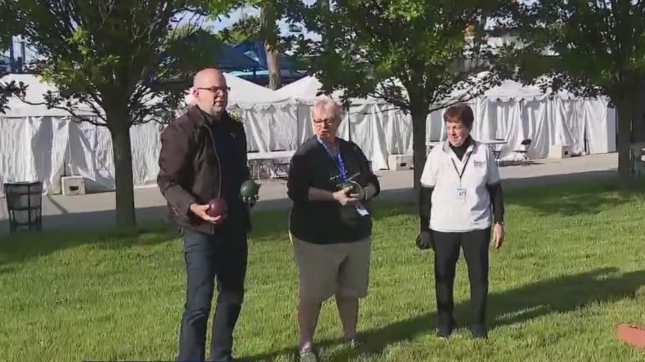 Bocce, and other games, at Festa Italiana