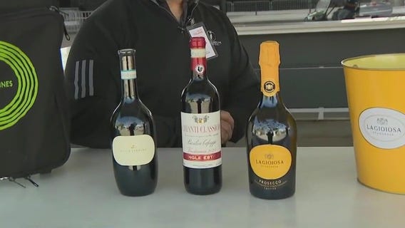 Wine and beverages at Festa Italiana