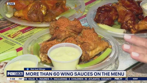 Delco wing shop has more than 60 sauces