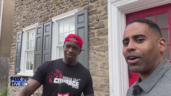 FOX 29 Live: Taj Murdock and the Men of Courage program