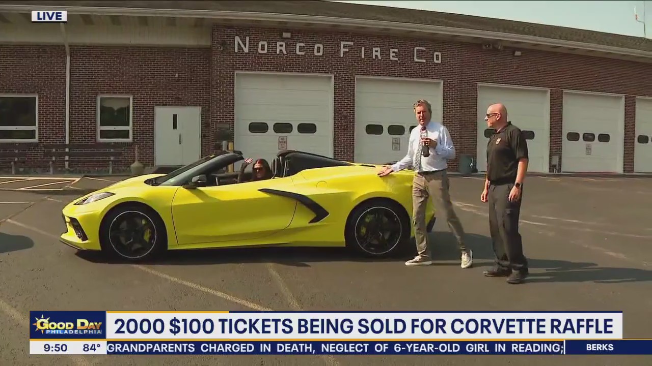 North Coventry Police Department raffling off Corvette at Fallen Heroes car show