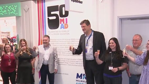 Milwaukee airport unveils art installation