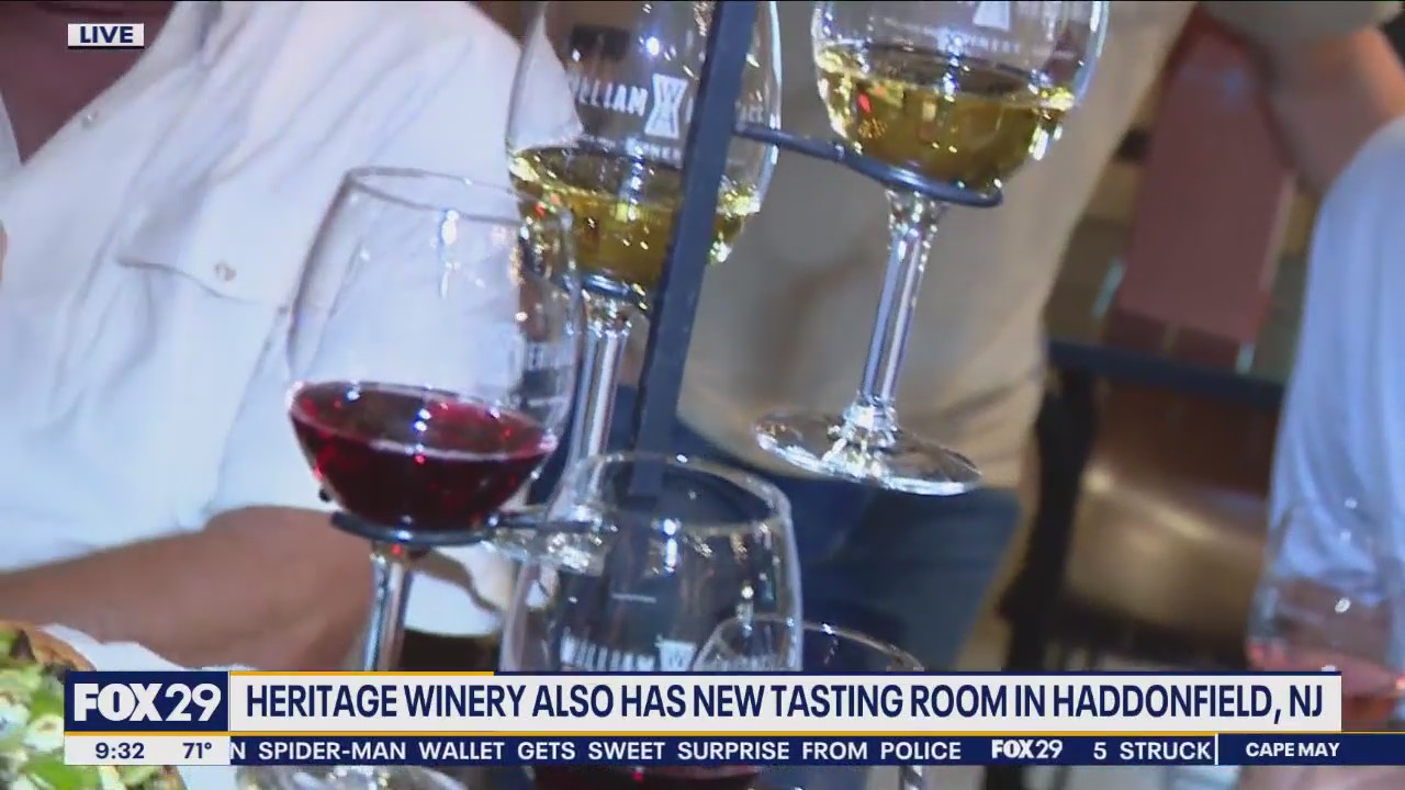 Bob Kelly visits Heritage Winery in Mullica Hill