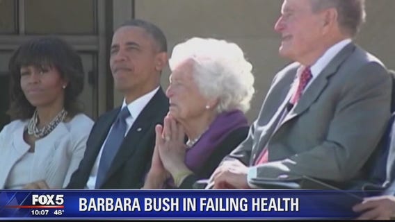 Barbara Bush in failing health