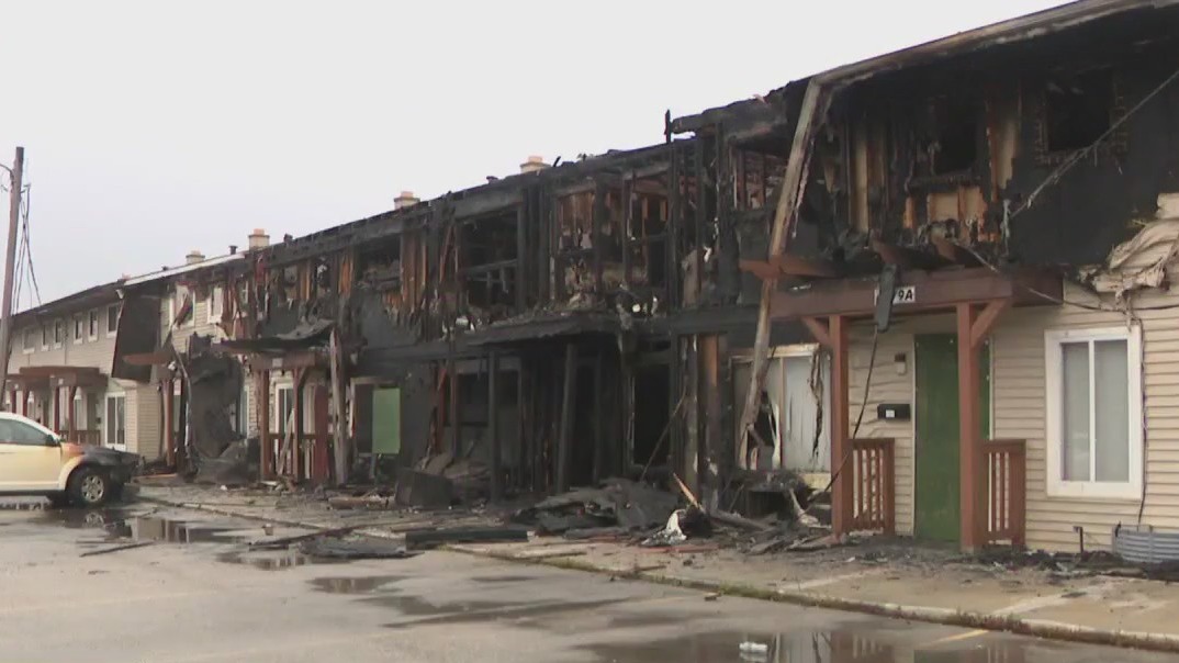 84th and Mill fire, residents forced out