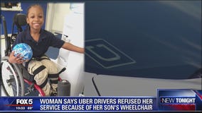 Mother says 2 Uber drivers refused to provide ride due to her son's wheelchair