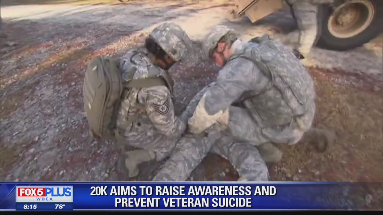 Raising veteran suicide awareness and prevention with help of One Step at a Time 20K