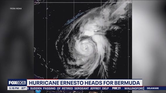 Hurricane Ernesto churns up dangerous rip currents at Jersey shore