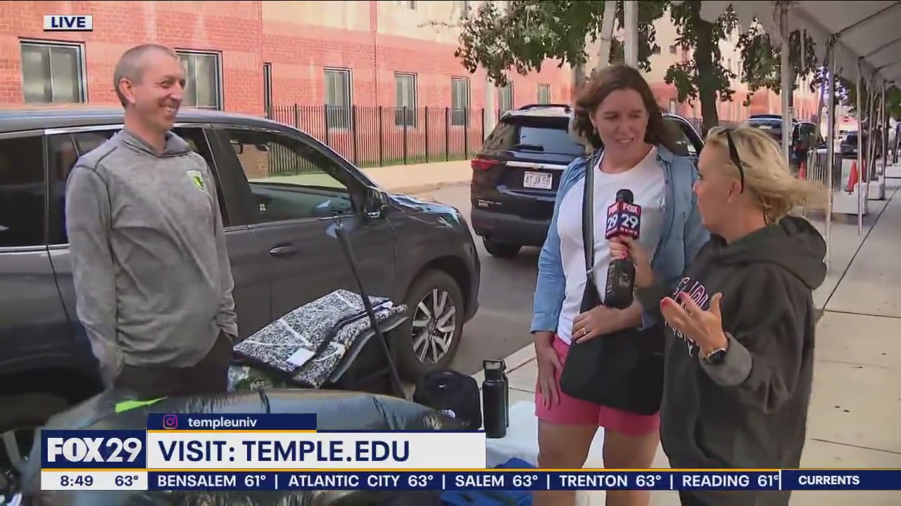 Back to school: Move-in day at Temple University