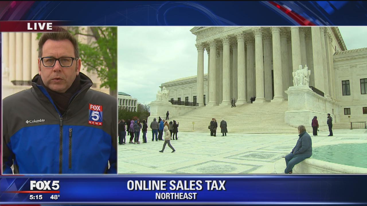 Supreme Court hears case about online sales tax collection