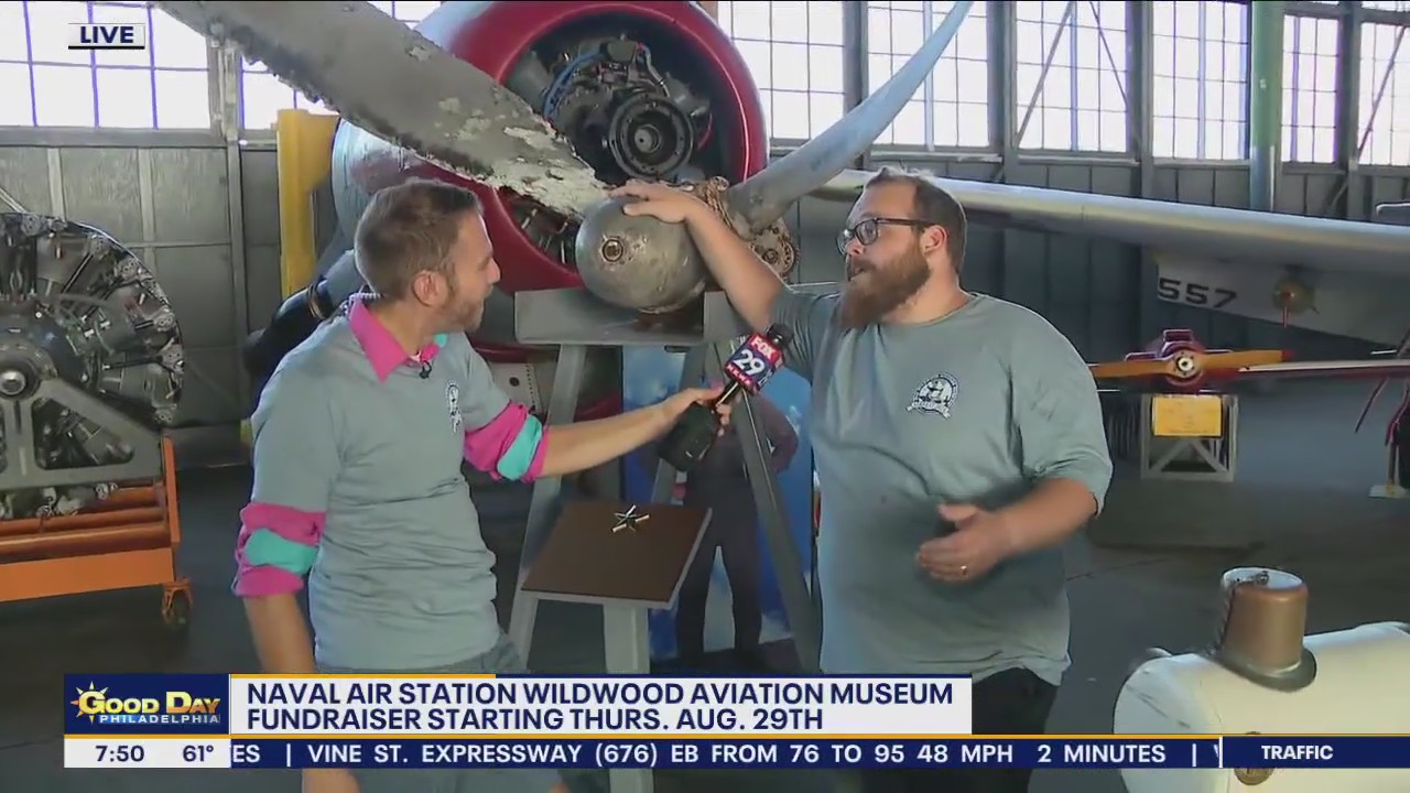 Checking out the Naval Air Station Wildwood Aviation Museum