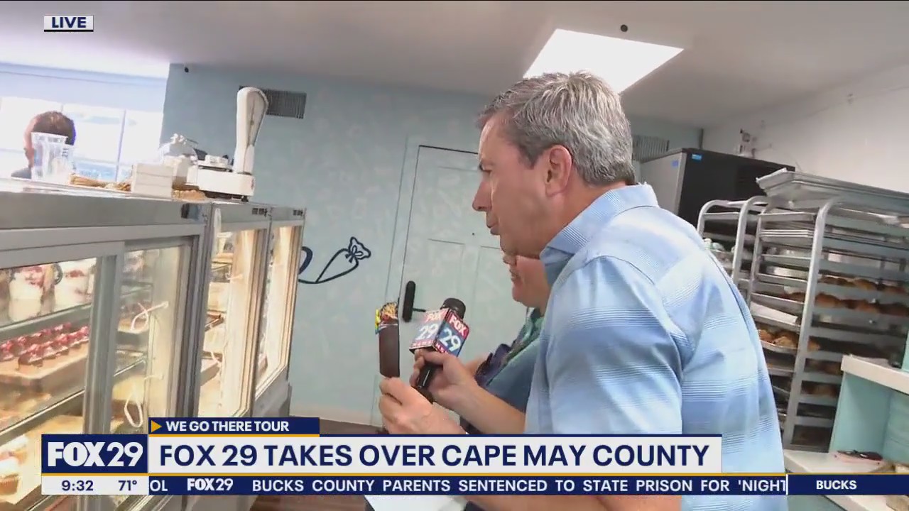 Bob hops behind the counter at Shorebreak Cafe