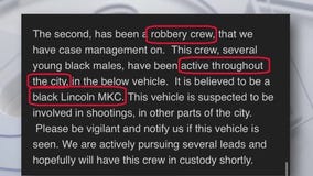 Warning of Milwaukee robbery crew