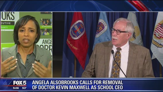 Angela Alsobrooks calls on Rushern Baker to fire Prince George's Co. Schools CEO Dr. Kevin Maxwell