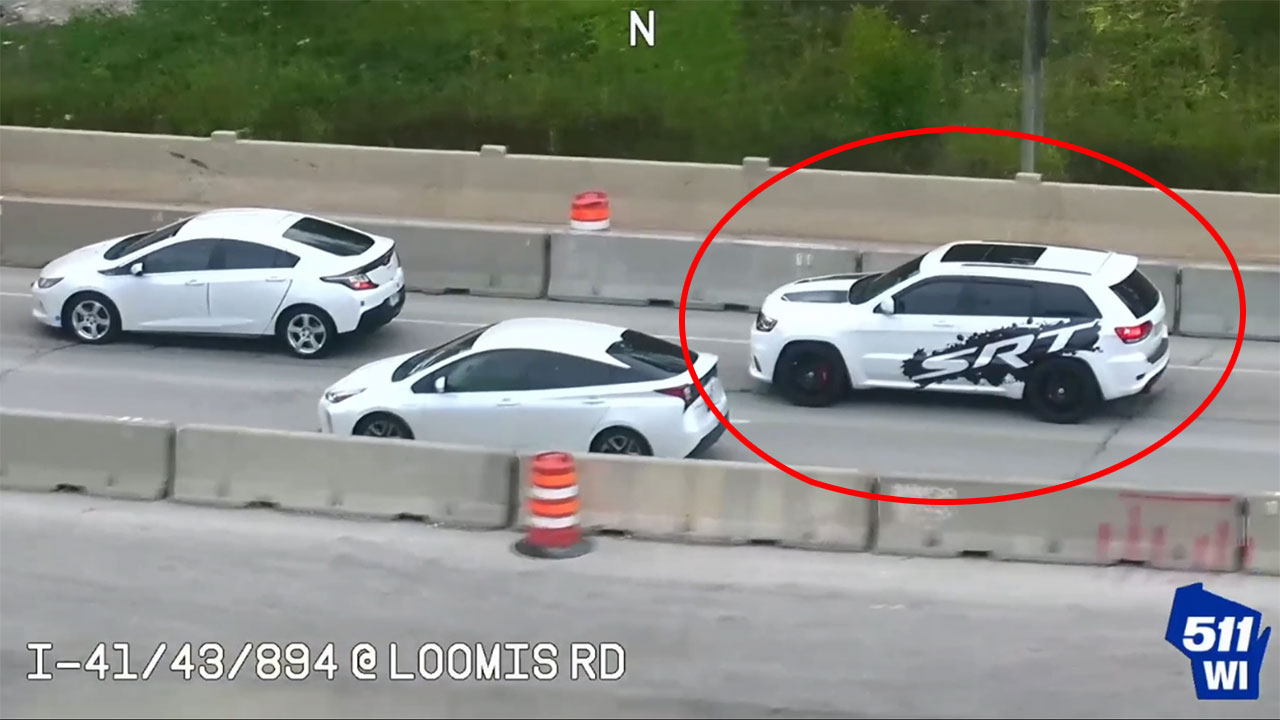 Police chase of stolen SUV, IL to WI