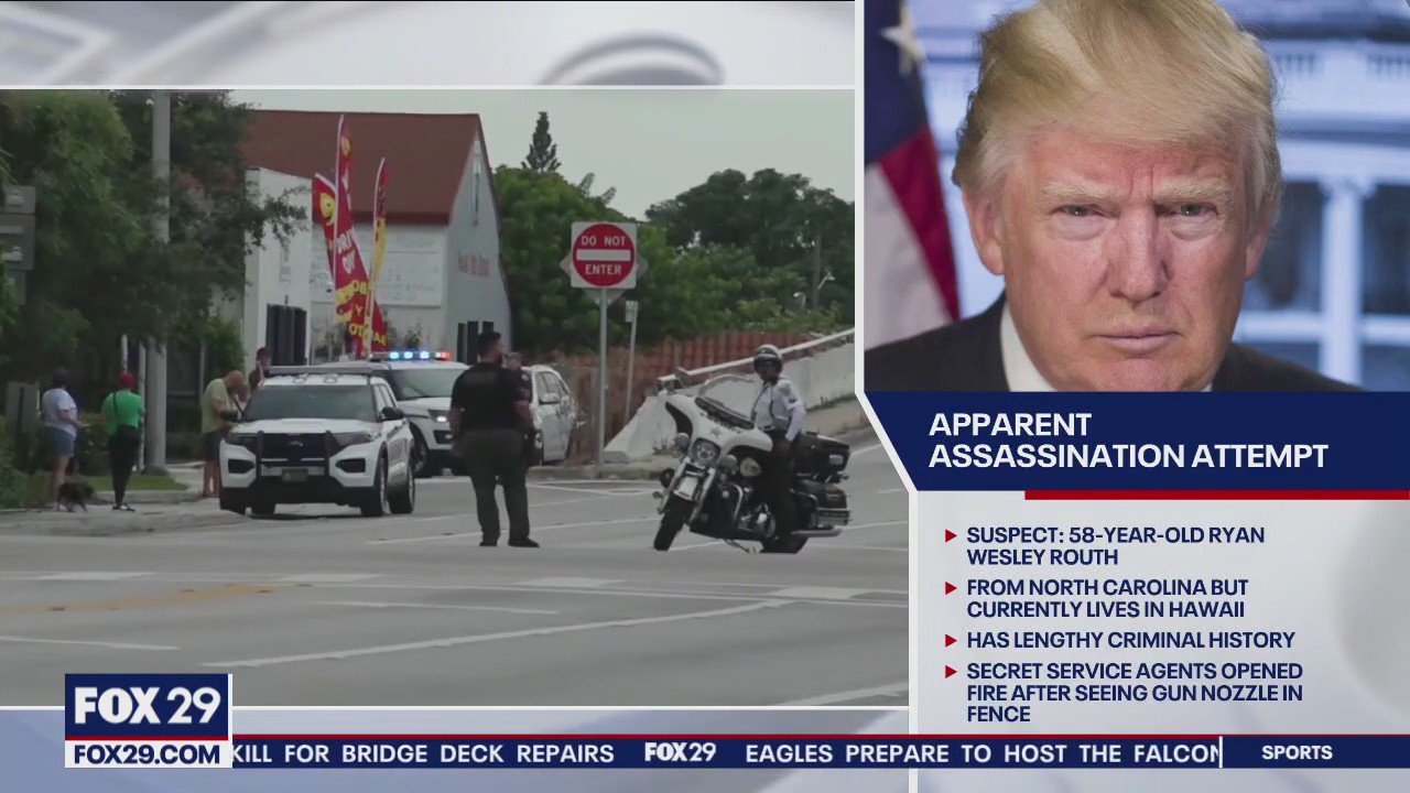 Details of Donald Trump second 'assassination attempt' | FOX 29 ...