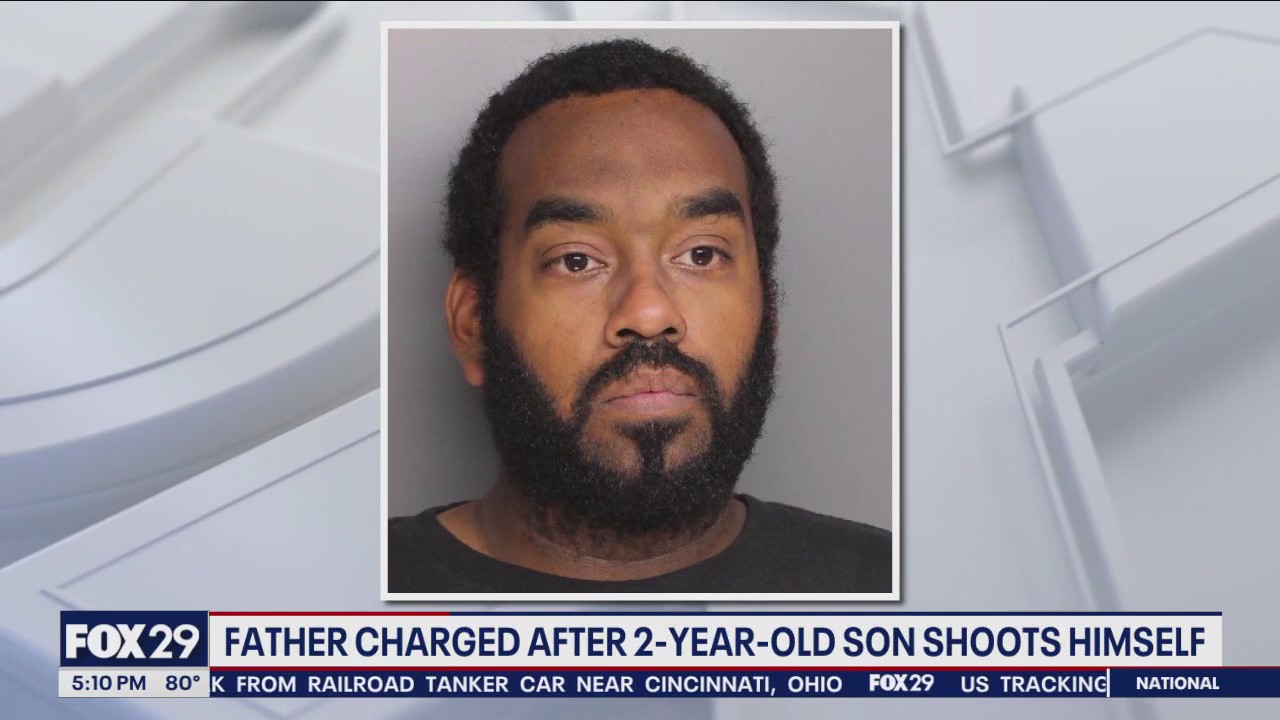 Father charged after 2-year-old shot himself