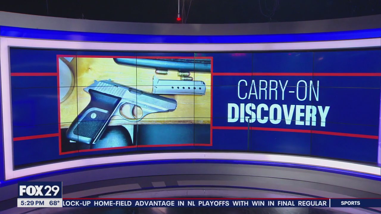 TSA stops man with firearm in carry-on at PHL Airport | FOX 29 Philadelphia