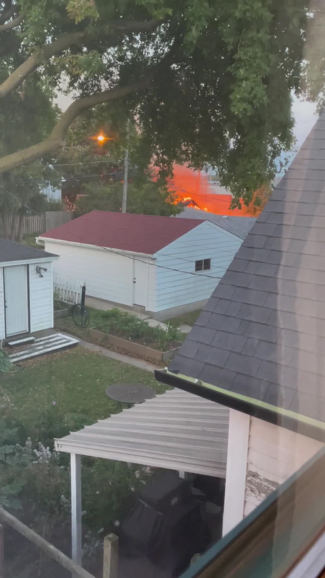 House fire near Ellen and Hillcrest