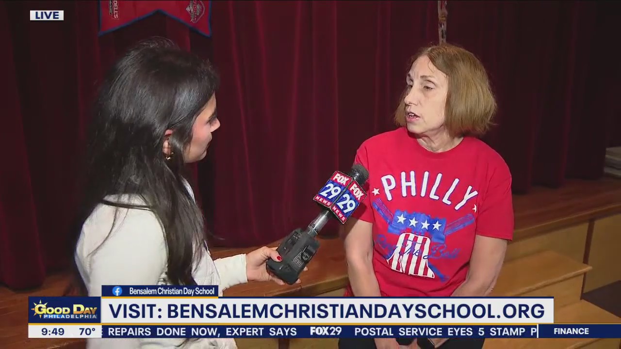 Alex George visits Bensalem Christian Day School