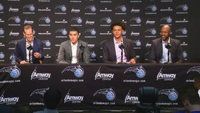 Orlando Magic introduce  2022 Draft picks Paulo Banchero, Caleb Houstan