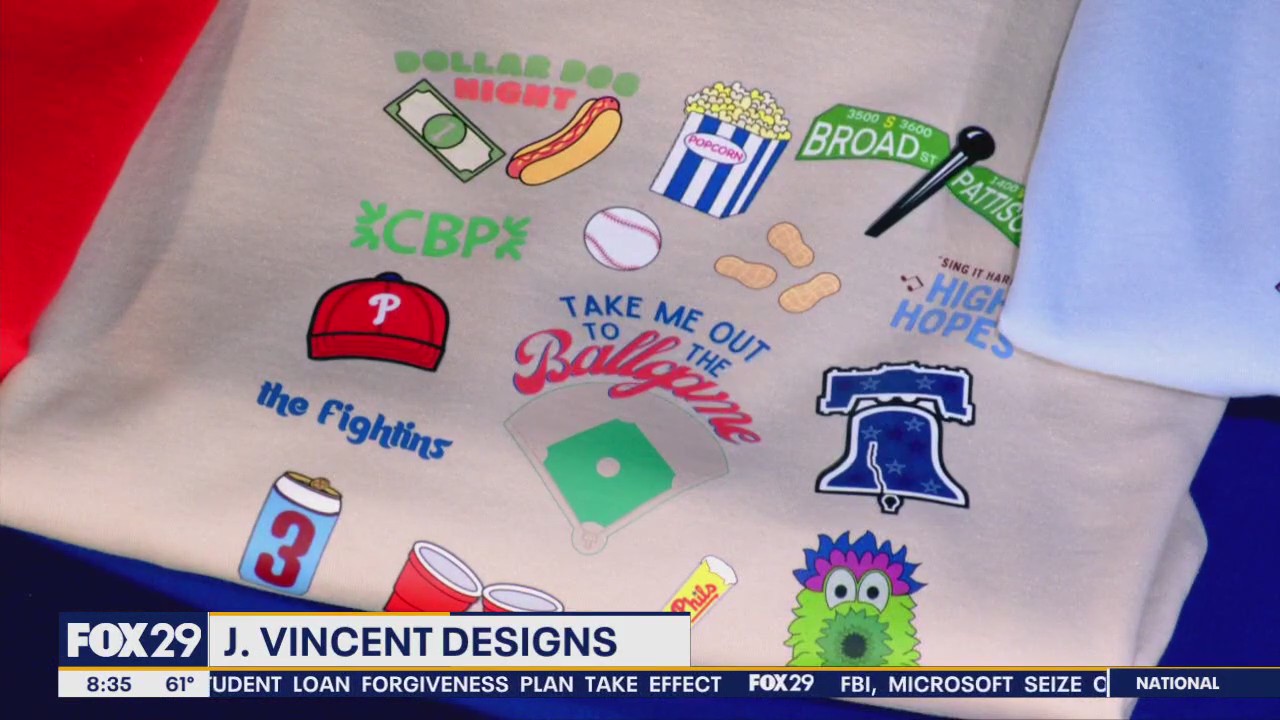 Unique Phillies, Penn State gear from J. Vincent Designs