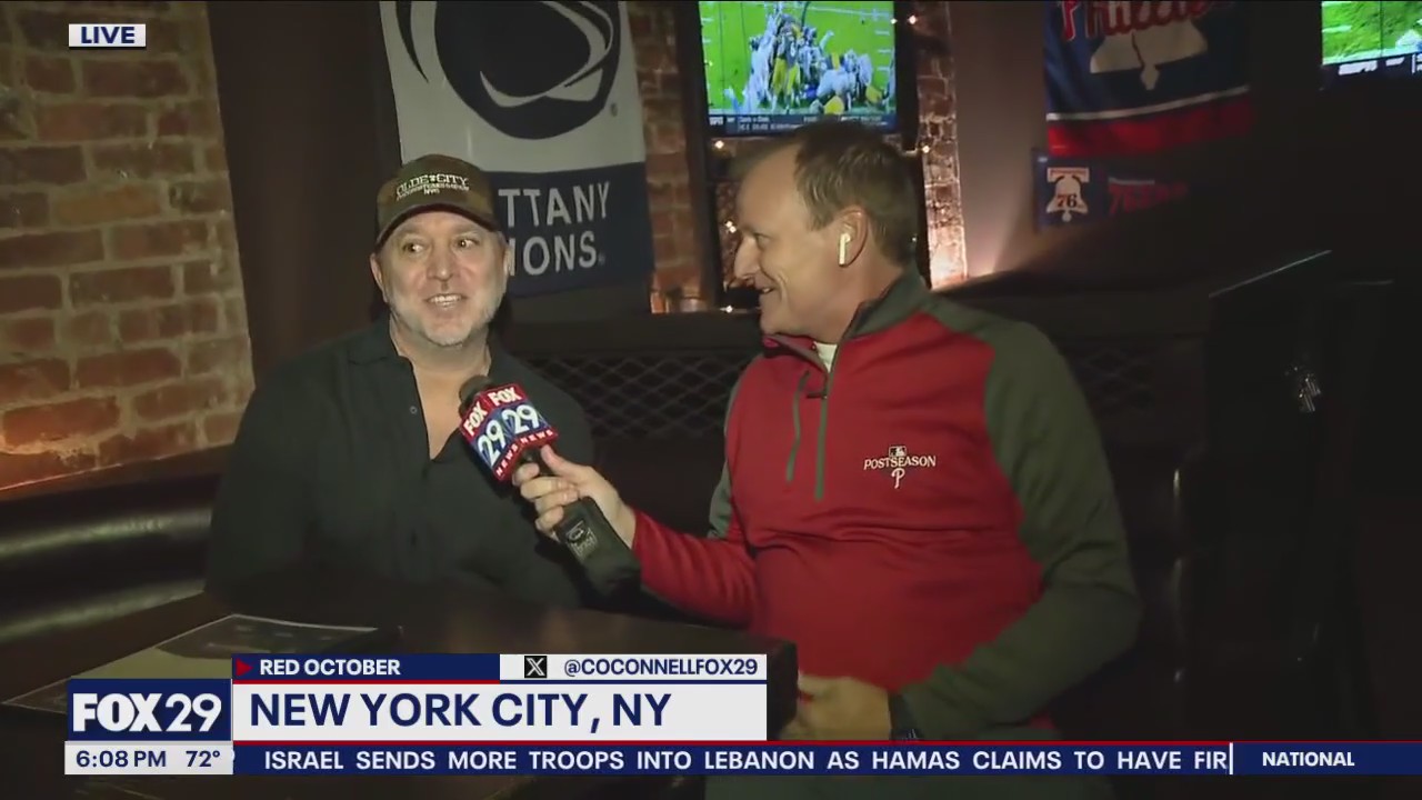 Red October Roster Red October: Phillies fans in New York ready ahead NLDS game 3 | FOX 29 ...