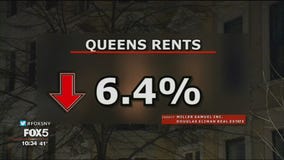 NYC rents fall