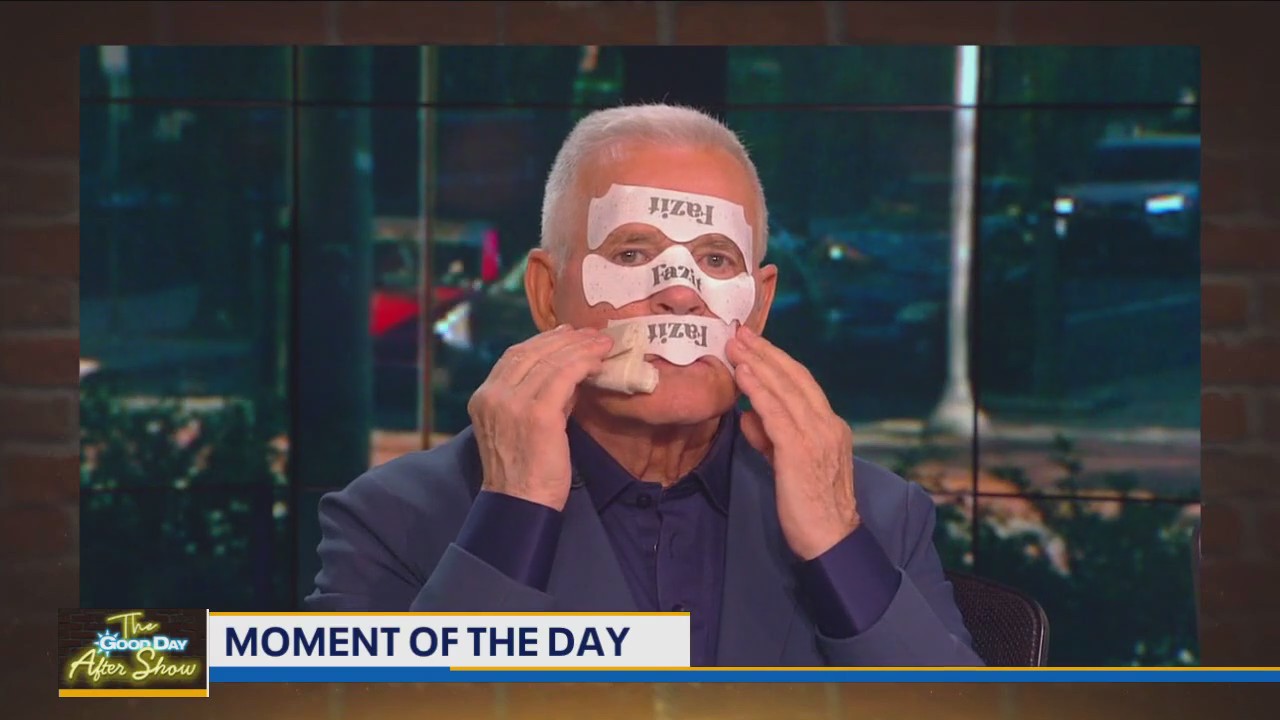 Moment of the Day: Trying the viral Glitter Freckles