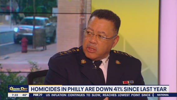 Philadelphia Police Commissioner Kevin Bethel discusses recent drop in homicides, violent crime