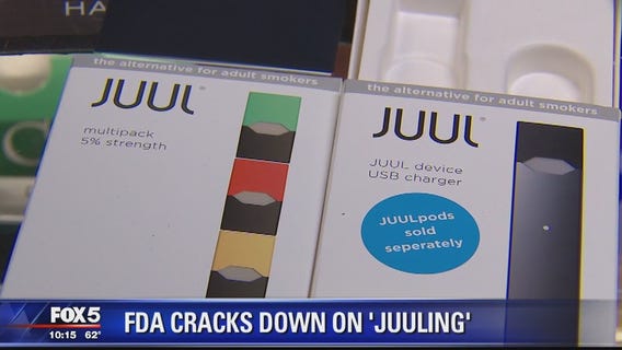 FDA cracking down on 'Juuling' among teens