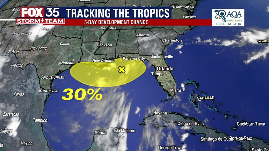Hurricane center monitoring system near Florida