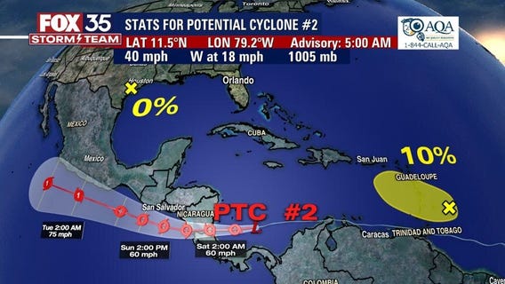Tropical Storm Bonnie likely to form on Friday, NHC says