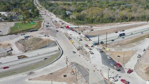 Diverging diamond interchange opens Saturday