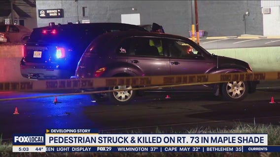 Pedestrian struck, killed on Route 73 in Maple Shade
