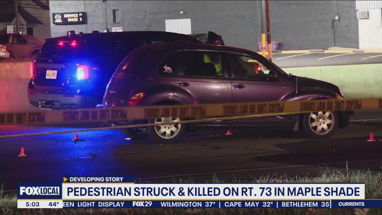 Pedestrian struck, killed on Route 73 in Maple Shade