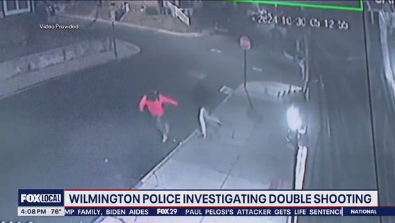 Surveillance shows double shooting in Wilmington that left man critical