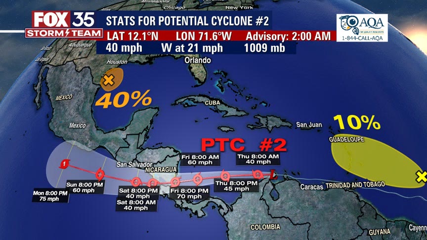 Tropical Storm Bonnie likely to form ahead of weekend